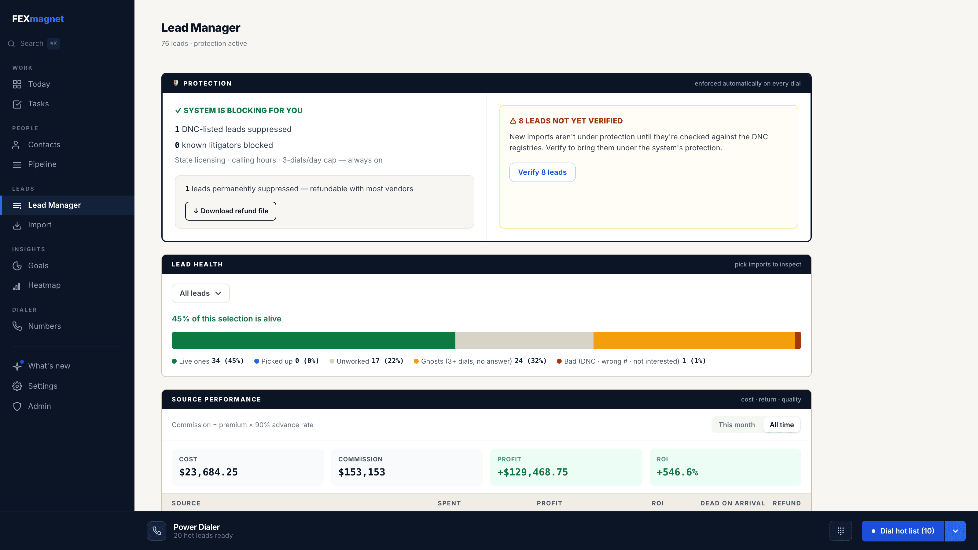 The shield — TCPA protection